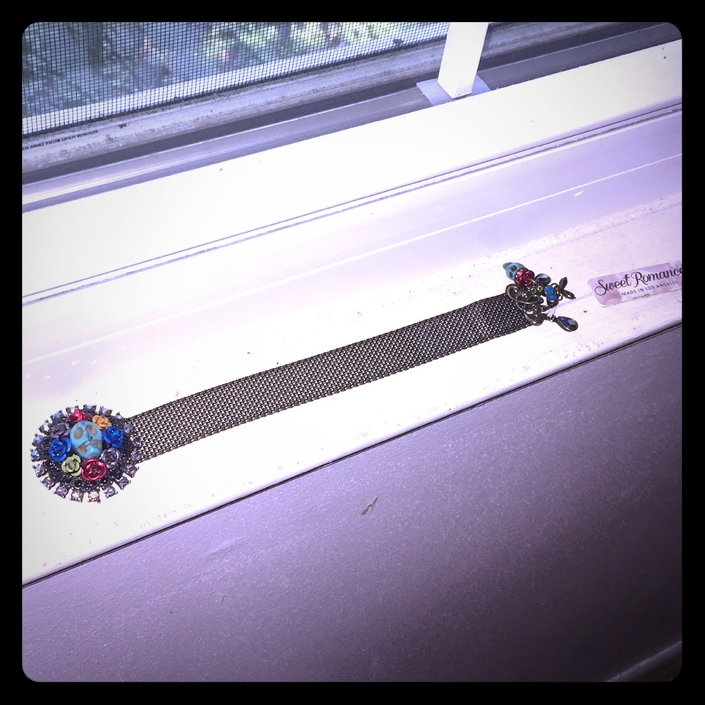 Beautiful One of a Kind Skull Bracelet